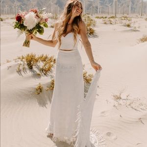 Dreamers & Lovers Harper Two Piece Wedding Dress